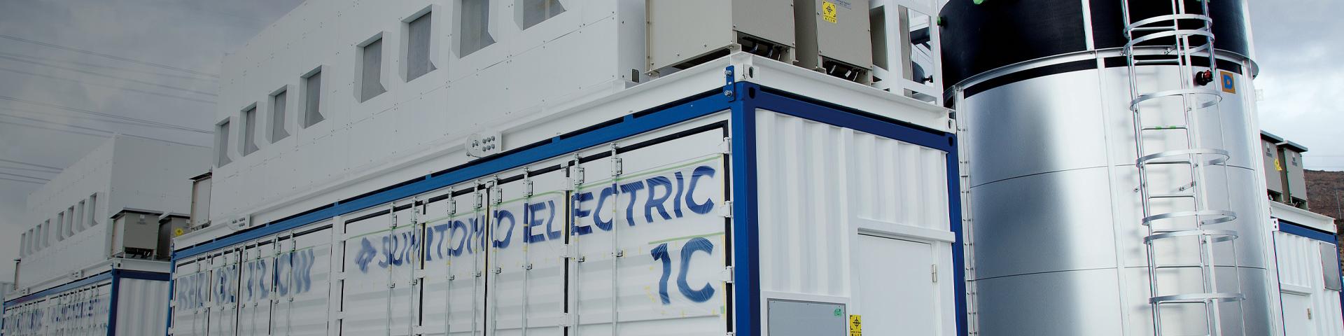 加州安装的氧化还原流储能电池系统:8,000 kWh (2,000 kW x 4 h)
